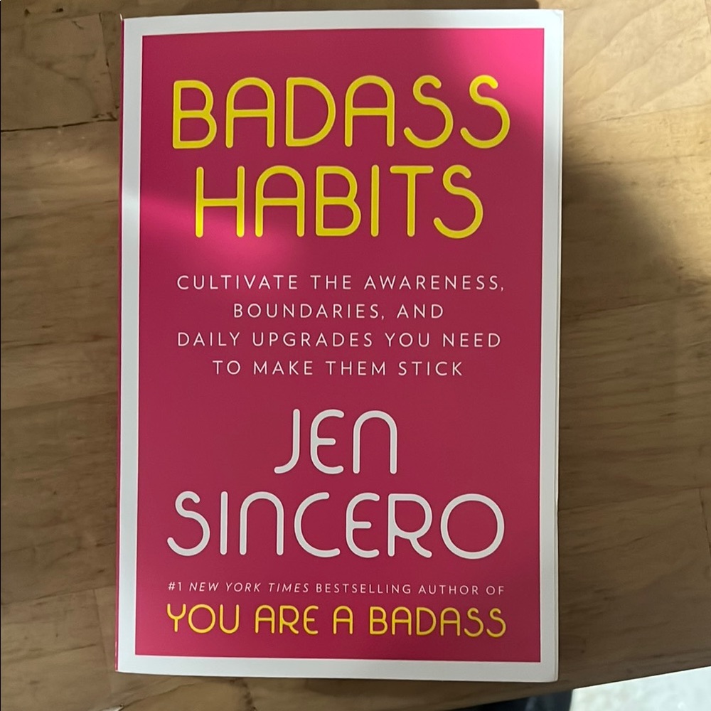 Badass Habits Book by Jen Sincero